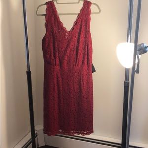 Adrianna Papell Red Dress